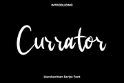 Currator - Handwritten Script Font, a Script Font by Luna Shop (Thumbnail 1 of 7)