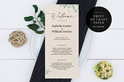Wedding Program Template, Aurora, an Invitation Template by Alice Bluefox (Thumbnail 6 of 10)
