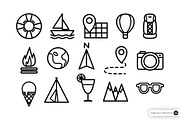 Travel Icon Illustration Set, an Object Graphic by SLAB! Design (Thumbnail 2 of 3)