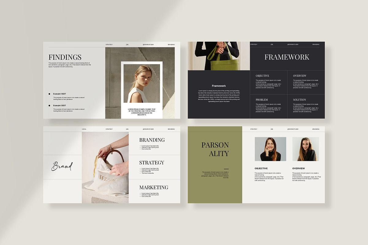 Brand Strategy PowerPoint Layout preview 5