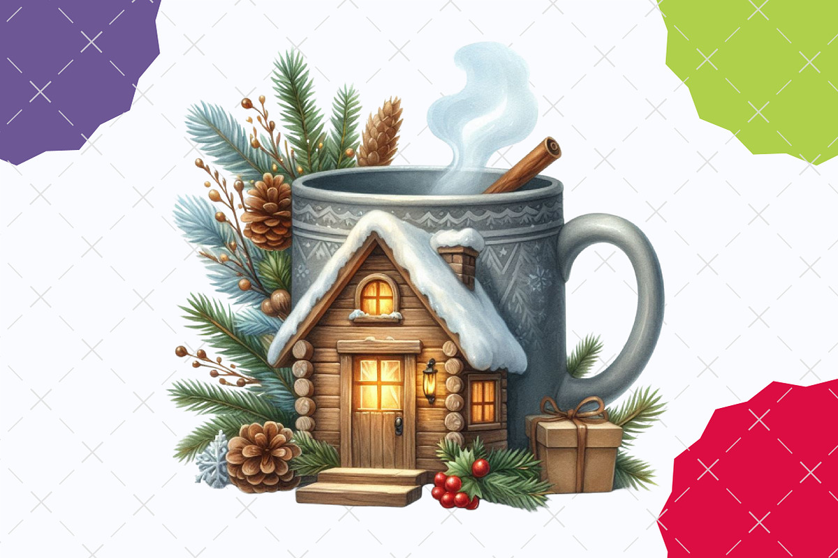 Cozy Winter Clipart, an Illustration by designcity5 (Photo 4 of 5)