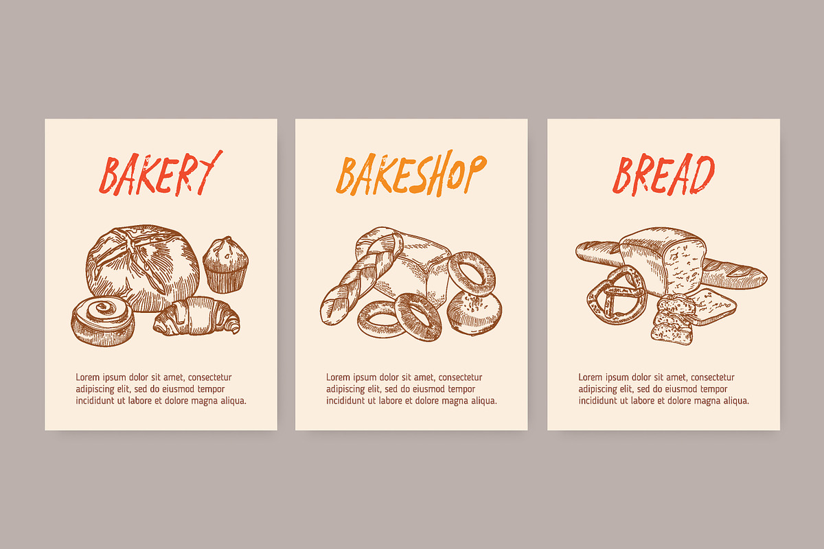 Bakery, hand drawn bundle, a Food Illustration by Good Studio (Photo 12 of 20)