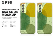 Galaxy A54 5G 3d Phone Case Mockup, an Android Mockup by mockupbuys (Thumbnail 1 of 4)