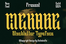 Mekobe - Blackletter Typeface