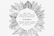 “Charm” Tropical Leaves Lineart, an Illustration by Sense Library (Thumbnail 4 of 23)