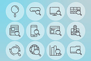 Search And Web Icon Set, a Templates & Theme by studiogstock (Thumbnail 3 of 3)