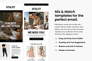 24 Canva Email Template Flow Designs, an Email Template by The Ecommerce Creative (Thumbnail 2 of 11)