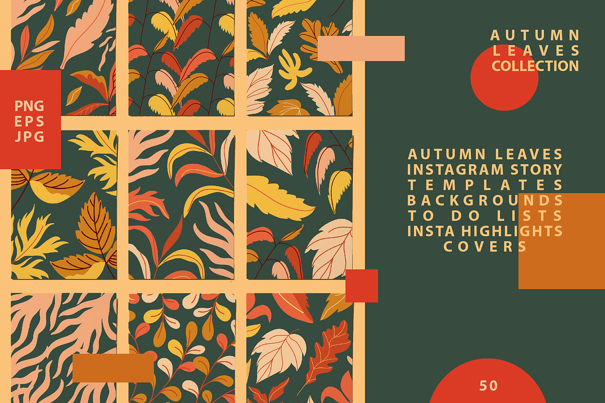 Autumn Leaves Hand Drawn Collection, an Object Graphic by Anny (Photo 1 of 19)