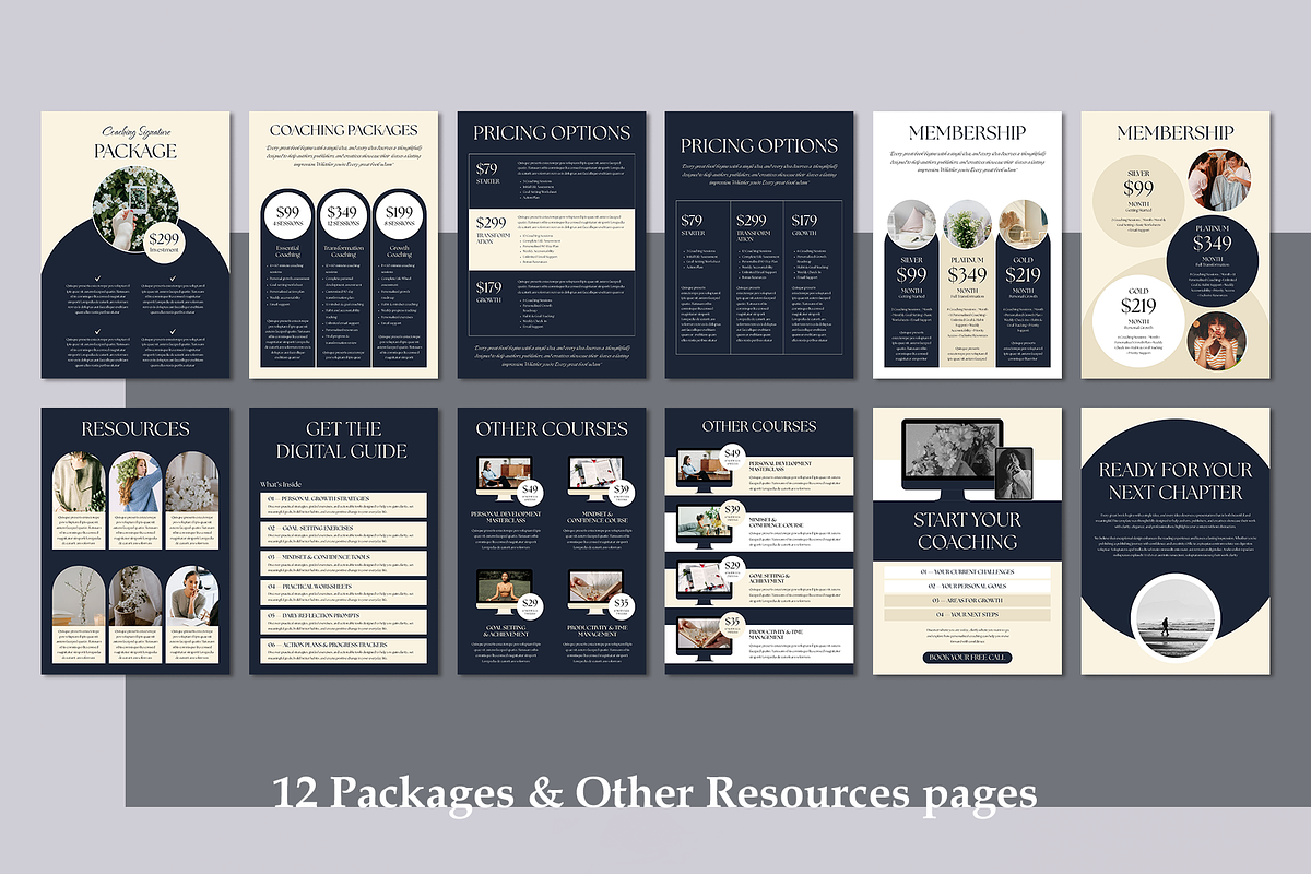 Life Coach Ebook Template | Canva, a Brochure Template by ArtisticLand (Photo 12 of 14)
