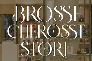 BROSSE Classy Ligature Serif