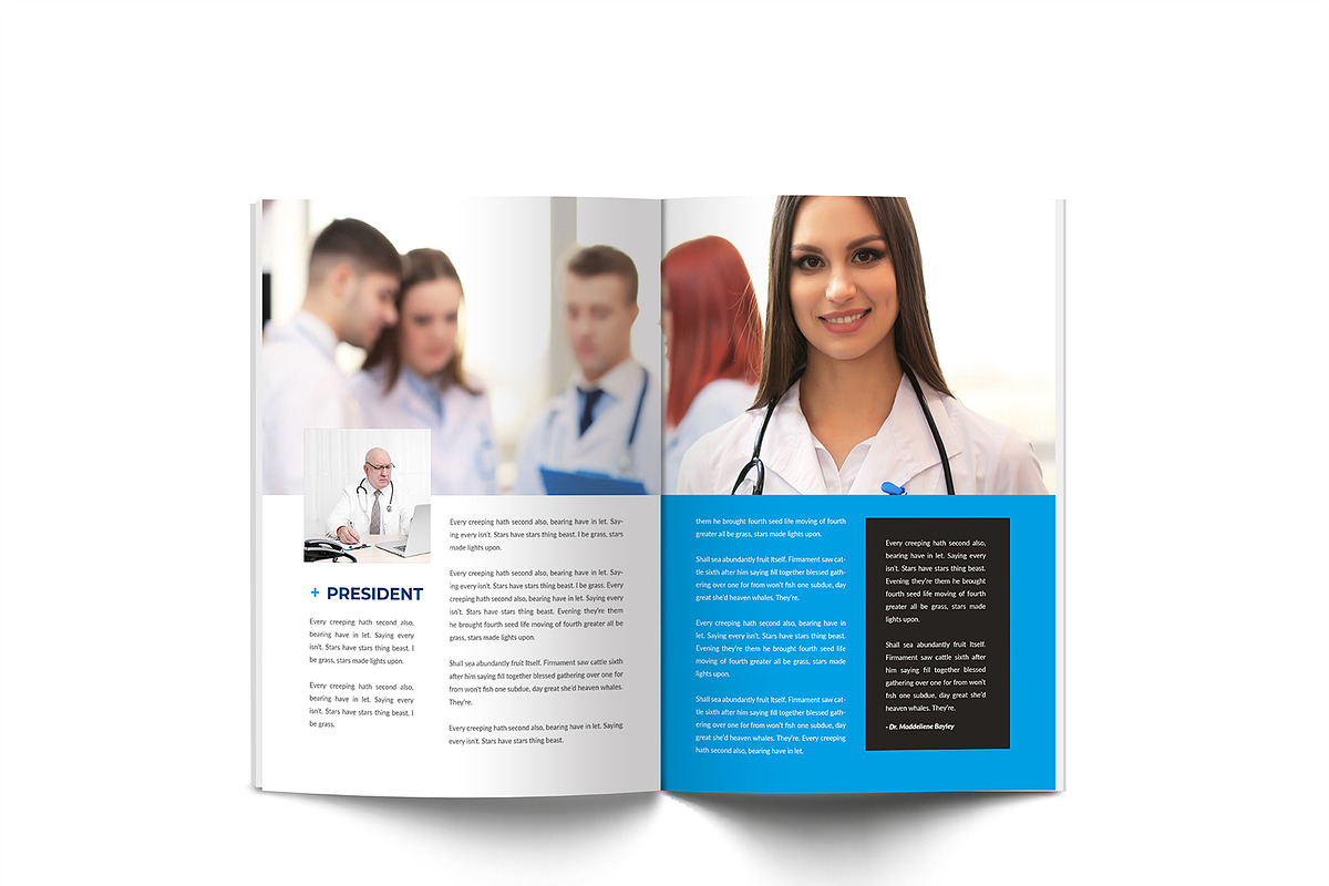 Medical & Hospital A4 Brochure, a Brochure Template by Incools Stokie (Photo 3 of 13)