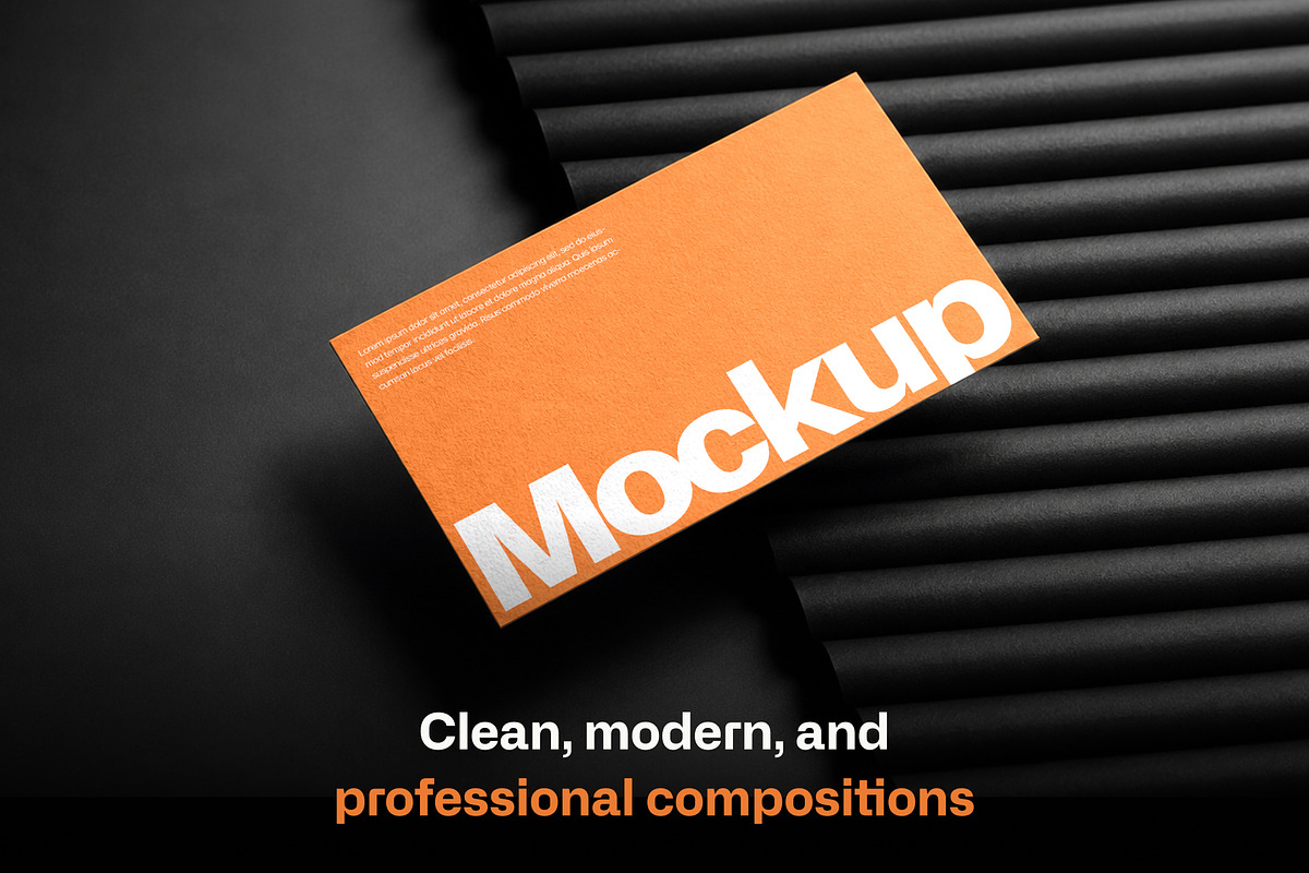 Premium Business Card Mockup Bundles, an Advertising Mockup by anamwp (Photo 2 of 5)