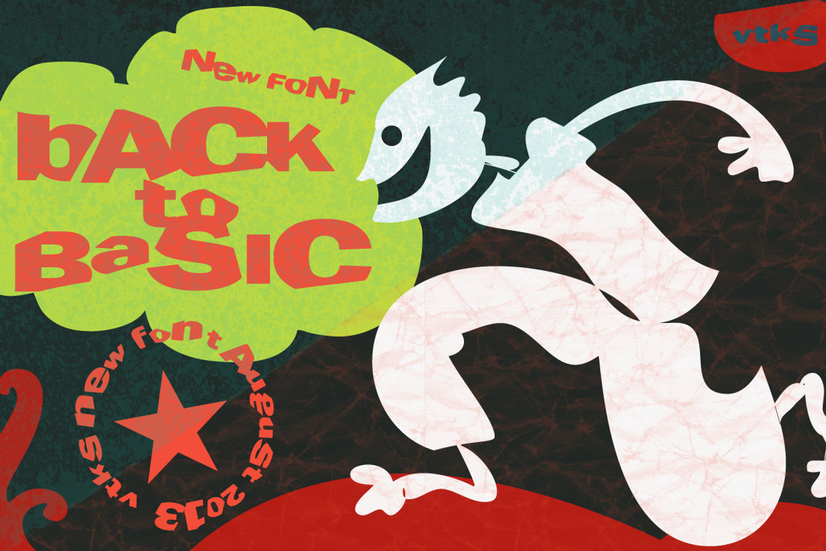 Back to basic VTKS FONT