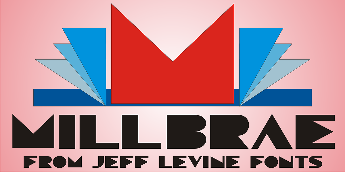 Millbrae JNL, a Sans Serif Font by Jeff Levine Fonts