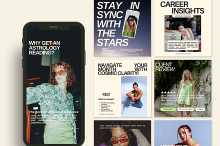 Coaching Instagram Templates, a Social Media Template by BYOTstudios