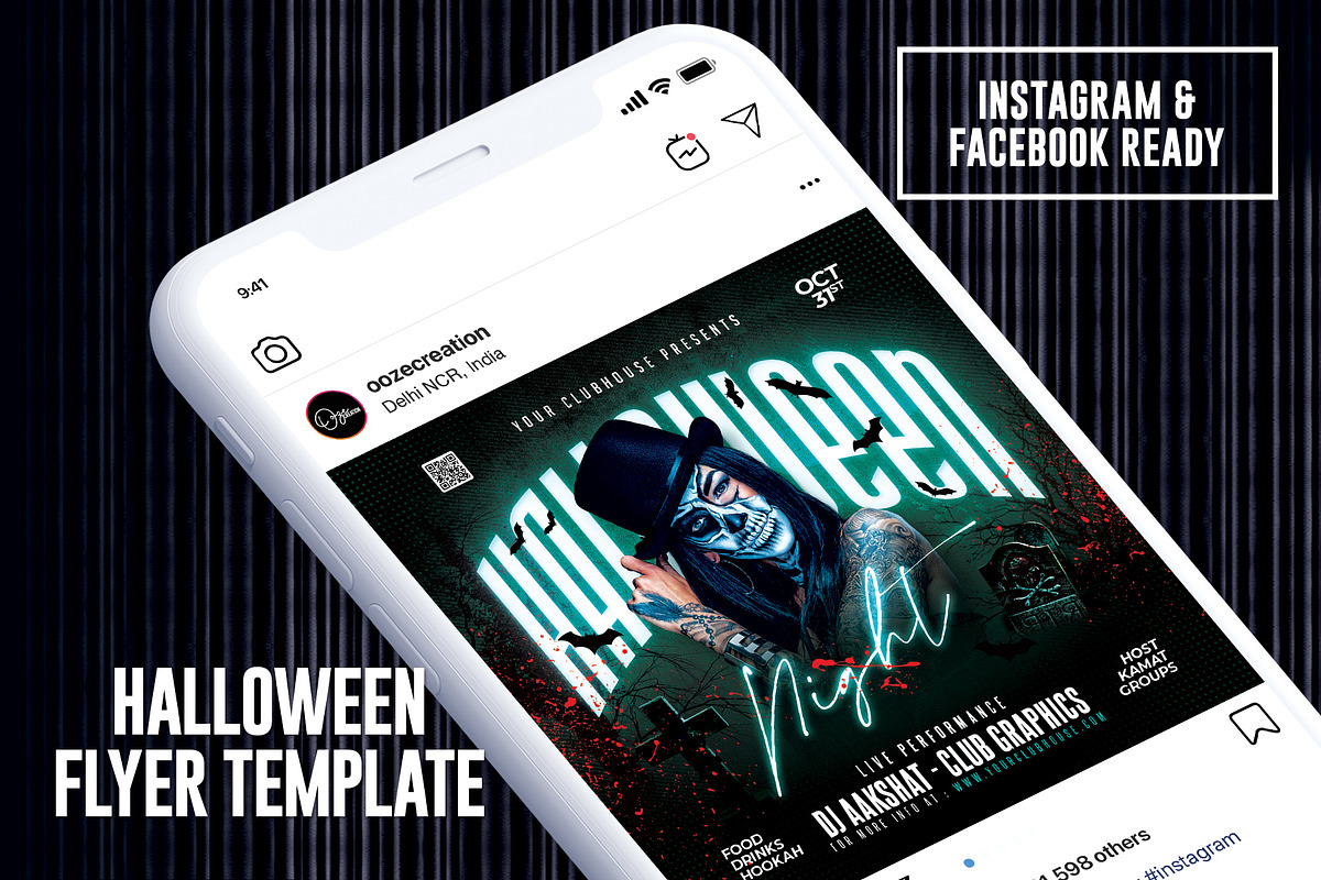 Halloween Flyer, a Templates & Theme by MithilaCreation (Photo 4 of 6)