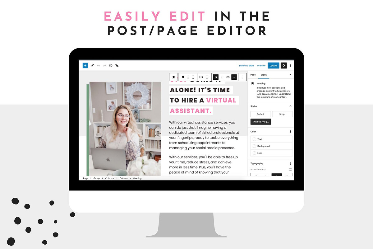 Pink Sales Funnel Templates Set, a WordPress Template by ltsdesigns (Photo 6 of 7)