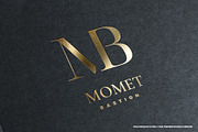 Modern Serif MB monogram, a Branding & Logo Template by MuzaInspires (Thumbnail 3 of 4)