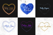 Feminine Logo Creator Kit - Hearts, a Branding & Logo Template by Pulp Creative Studios (Thumbnail 4 of 9)
