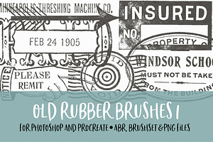 Old Rubber Brushes 1 for PS/PRO
