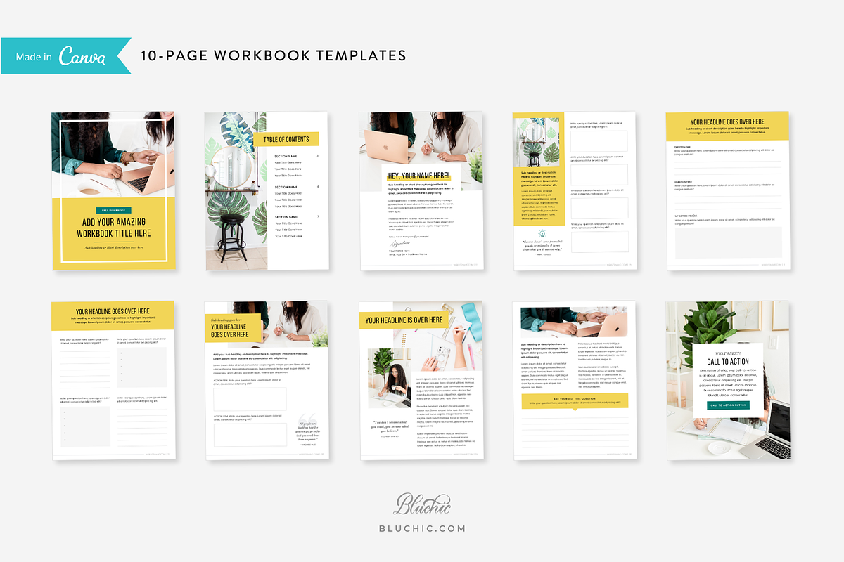 Ultimate Canva Lead Magnet Templates, a Magazine Template by Bluchic (Photo 3 of 6)