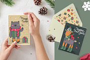 Vector Christmas Animals, an Animal Illustration by Molly art (Thumbnail 6 of 9)