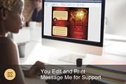 Light Christmas Program Template, a Brochure Template by Godserv Designs (Thumbnail 6 of 10)