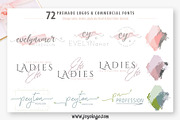Ladyholic Premade Logo Branding Pack, a Branding & Logo Template by joyologo (Thumbnail 4 of 17)