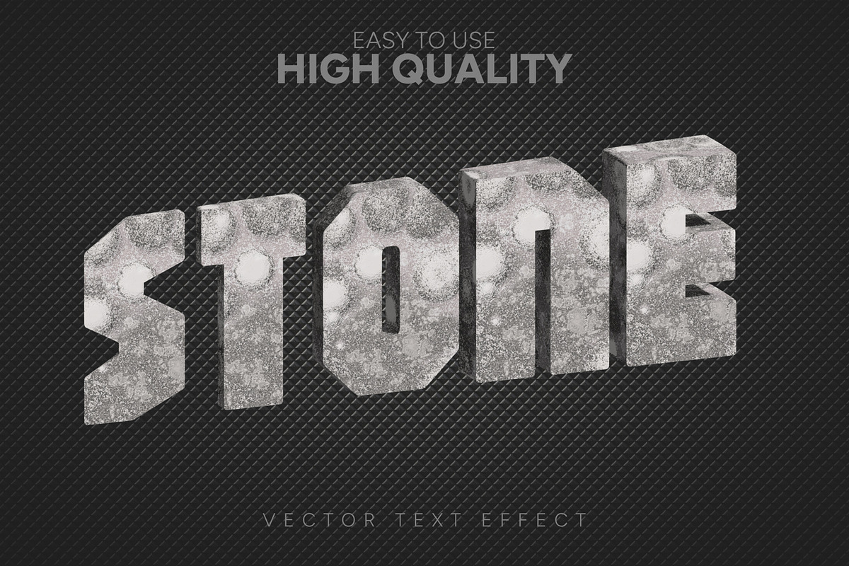 Stone Text Effect Design, a Layer Style Add-On by CreativeShaper (Photo 1 of 2)