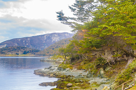 Zarategui cove, ushuaia, argentina, a Photo by DanFLCreativo