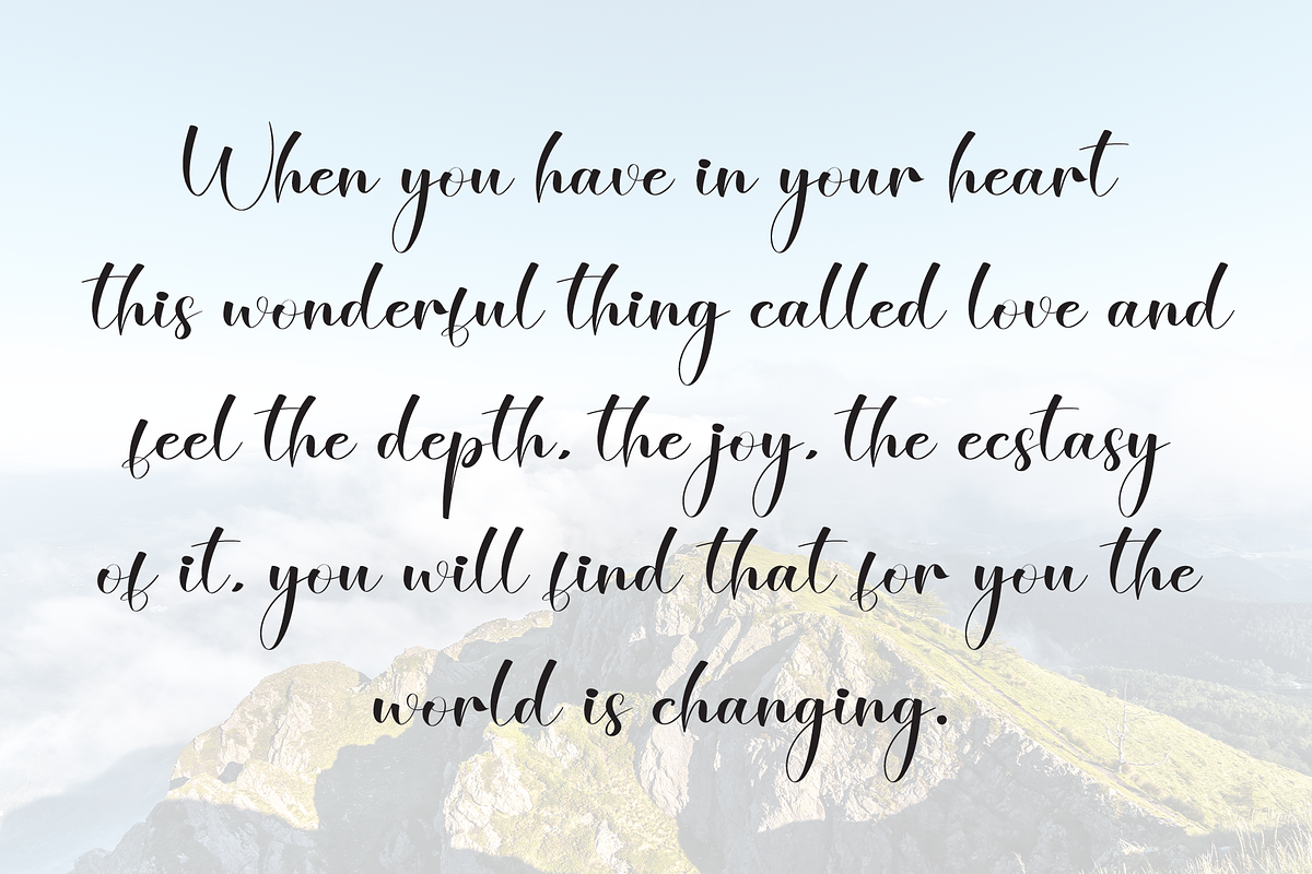Sixtynine | Script Font, a Handwritten Font by Scratchones (Photo 6 of 8)