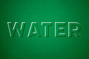 Water Text Effect, a Layer Style Add-On by CreativeShaper (Thumbnail 1 of 3)