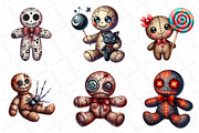 Halloween Voodoo Doll Clipart, an Illustration by DreamPrint404 (Thumbnail 4 of 6)