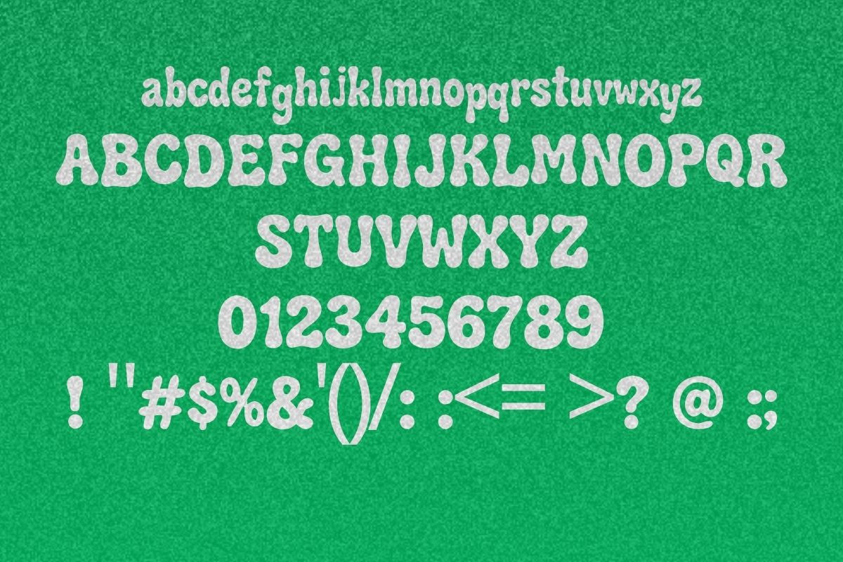 Sloppy Notes Groovy Bubble ypeface, a Serif Font by AN Productions (Photo 6 of 6)