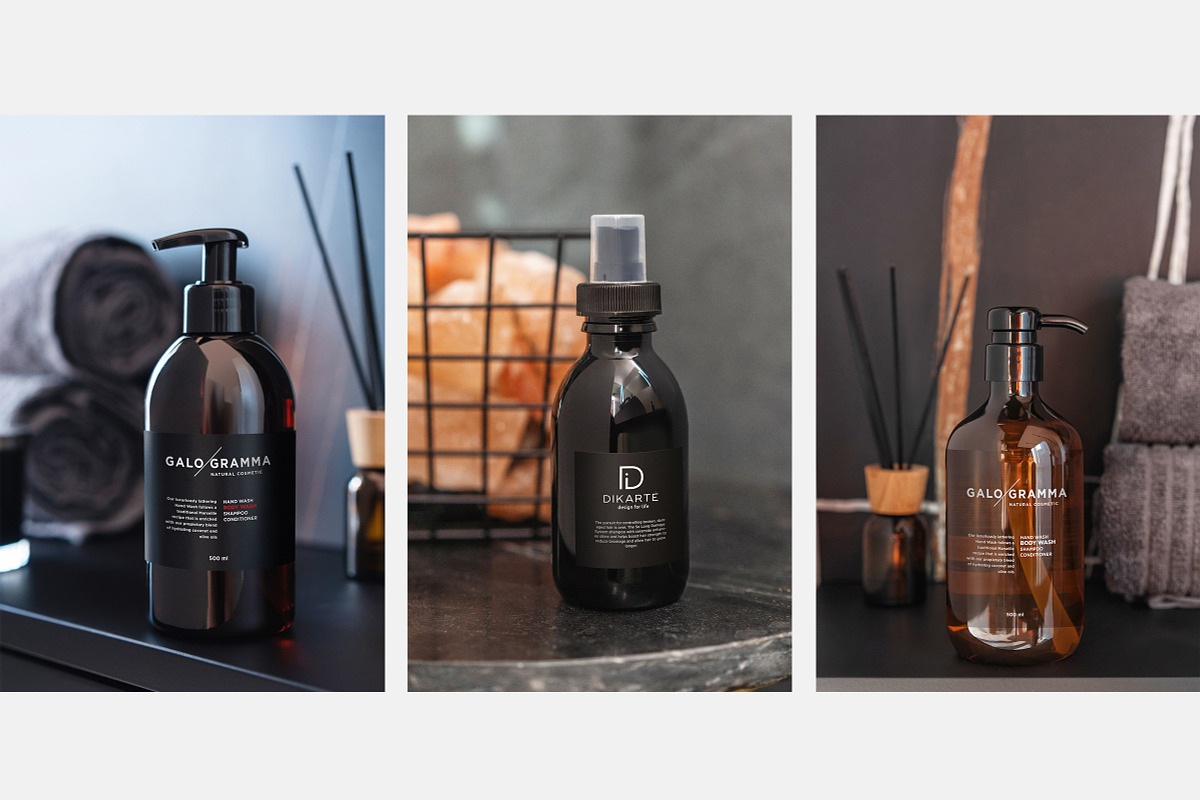 Cosmetic Bottles Mock-Up Set, a Cups & Container Mockup by Dikarte.Store (Photo 4 of 17)