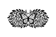 Butterfly Floral Vintage Frame Bundl, an Illustration by Creativeshirt (Thumbnail 20 of 51)