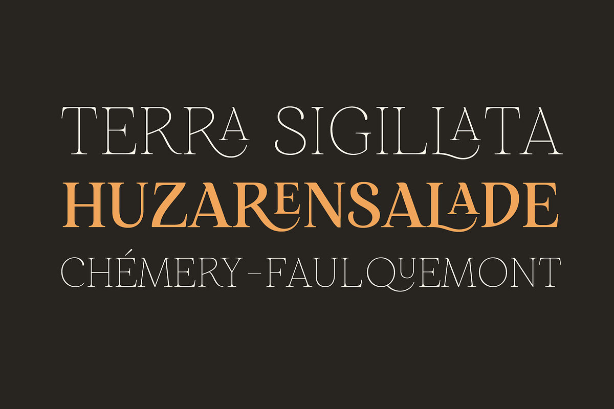 Restora Neue - 18 Fonts, a Serif Font by Nasir Udin (Photo 9 of 20)