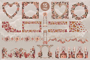 Love&Rose botany vintage watercolor, a Decorative Illustration by EL_SUHOVA (Thumbnail 9 of 13)