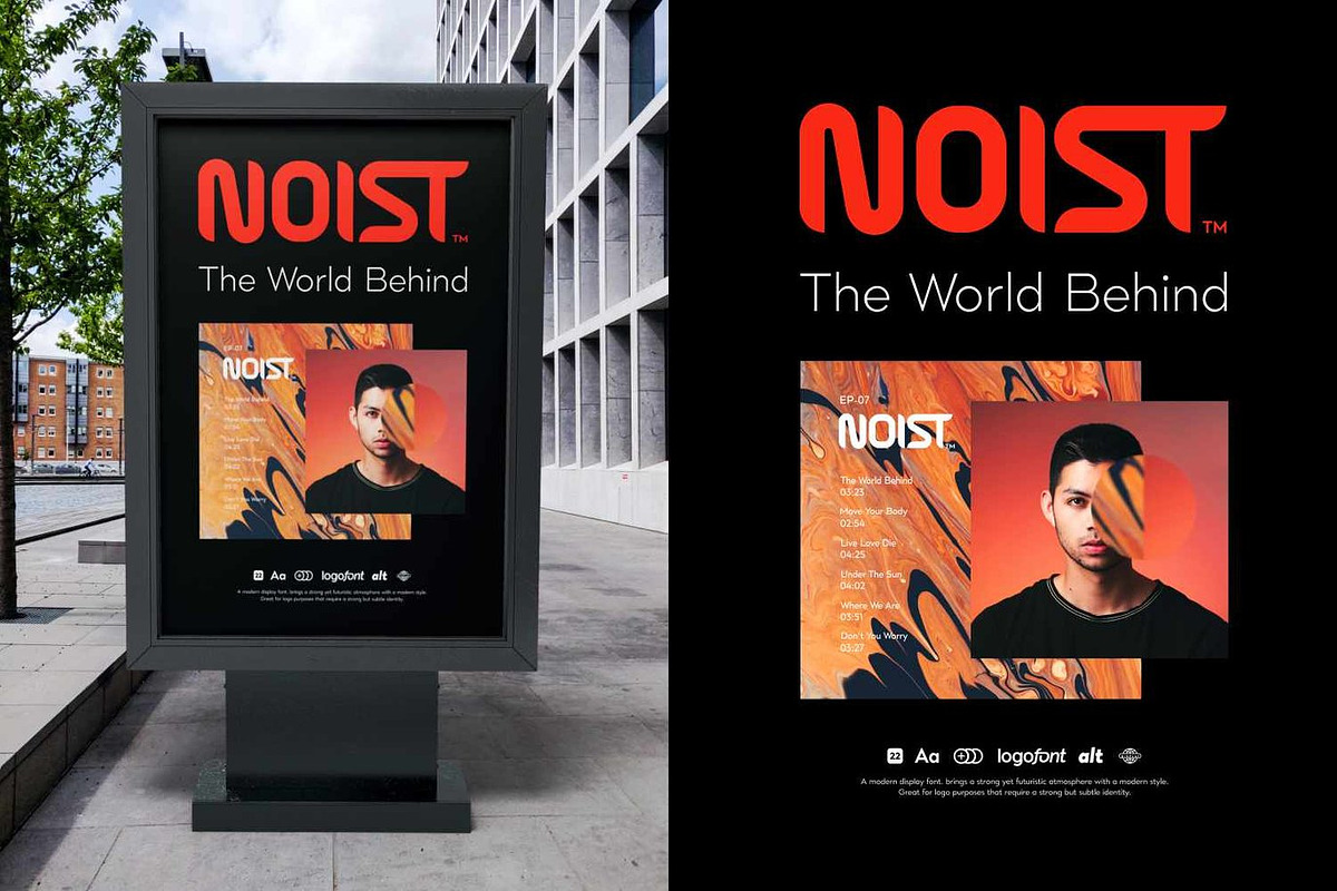 Nexura - Futuristic Font, a Sans Serif Font by Luna Shop (Photo 4 of 16)