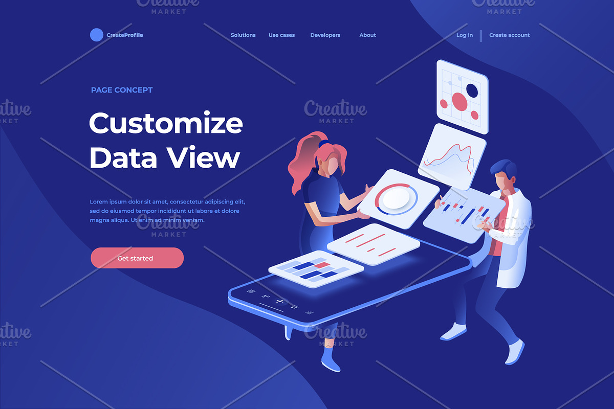 Isometric illustration kit - People, a Templates & Theme by Formfrom (Photo 5 of 34)