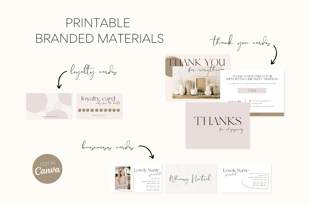 Whimsy Neutral Shopify Theme Bundle, a Templates & Theme by Easy Website Themes (Photo 4 of 10)