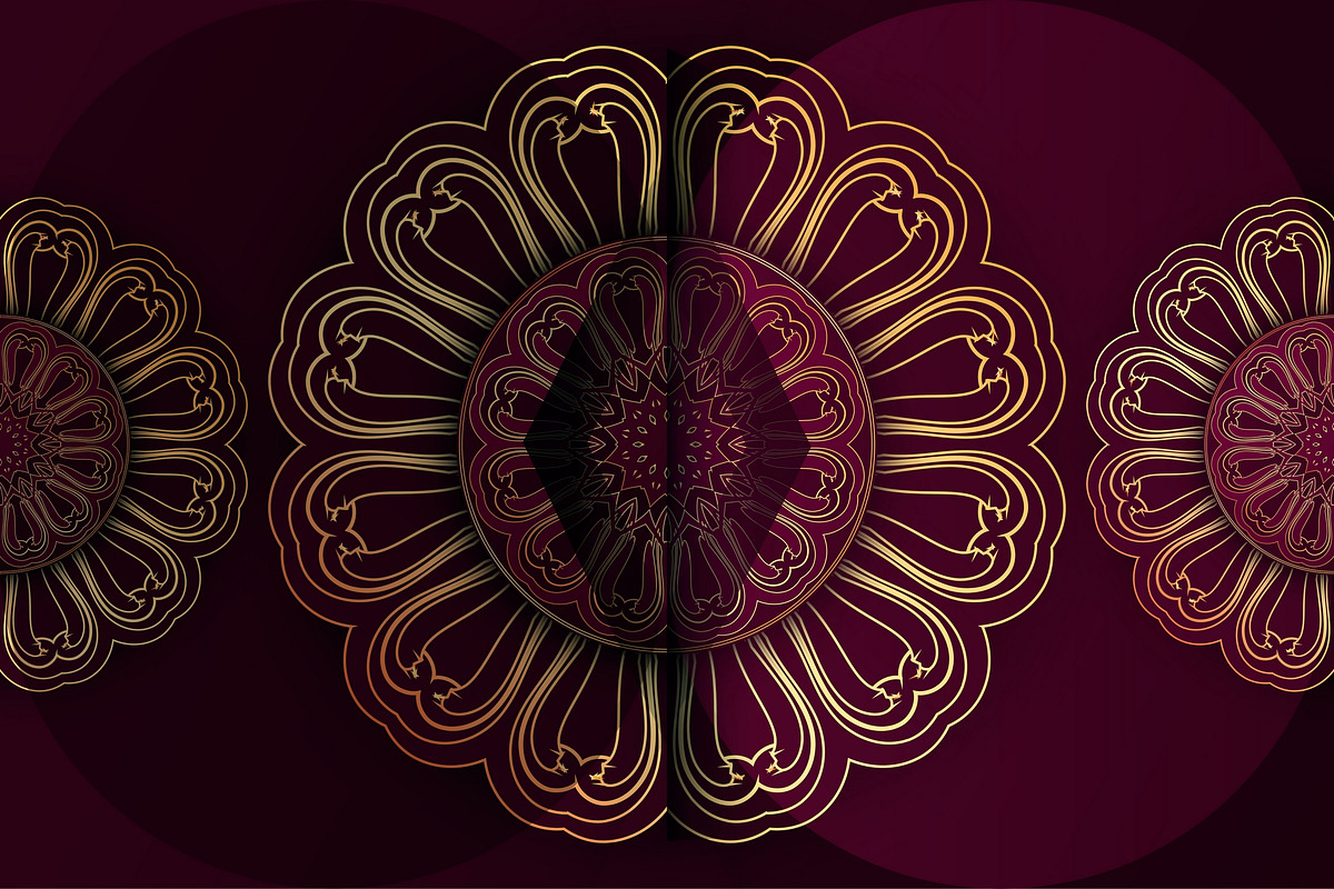 Mandala Luxury Ethnic Vector Bundle, a Background Graphic by NJ Himel (Photo 43 of 93)