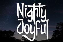Nighty Joyful | Script Font