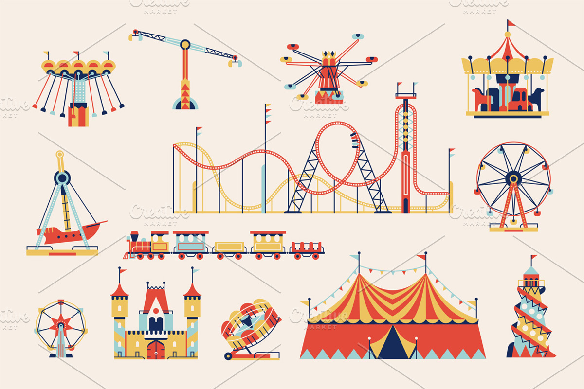 Attracted & Amused. Park graphics, an Illustration by Masha Tace (Photo 2 of 10)