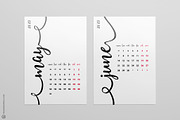 NEW 2021 Year Calligraphy Calendar, a Stationery Template by Bordo (Thumbnail 3 of 7)