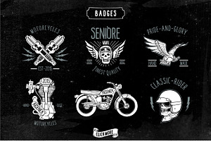 Sale Hand Drawn Vintage Riders+Bonus