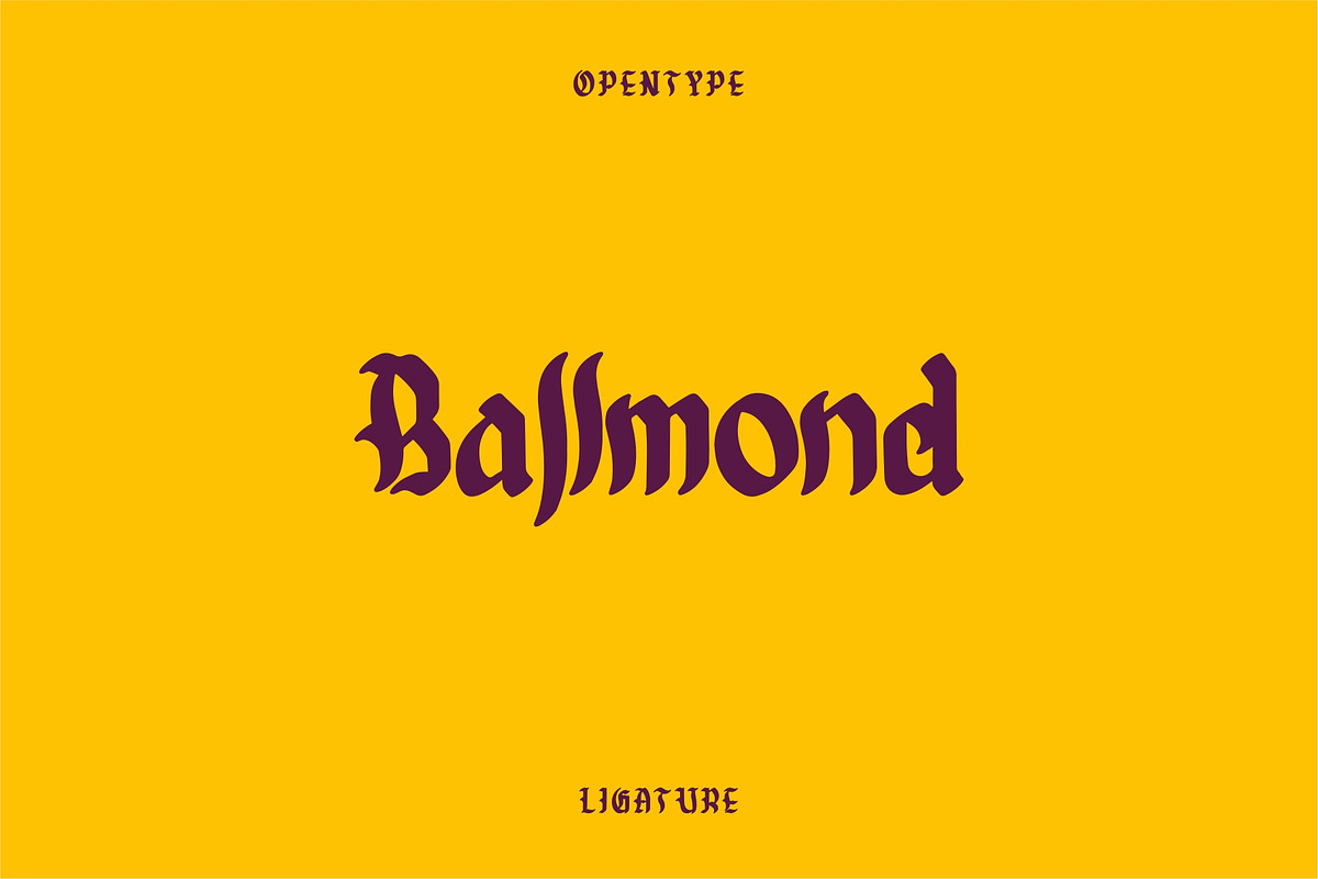 Godfrey Bold Blackletter preview 6