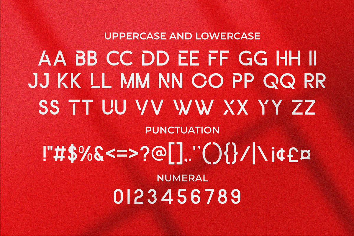 Radelyn || Modern Allkaps Sans Serif, a Sans Serif Font by Idea Studio (Photo 9 of 10)