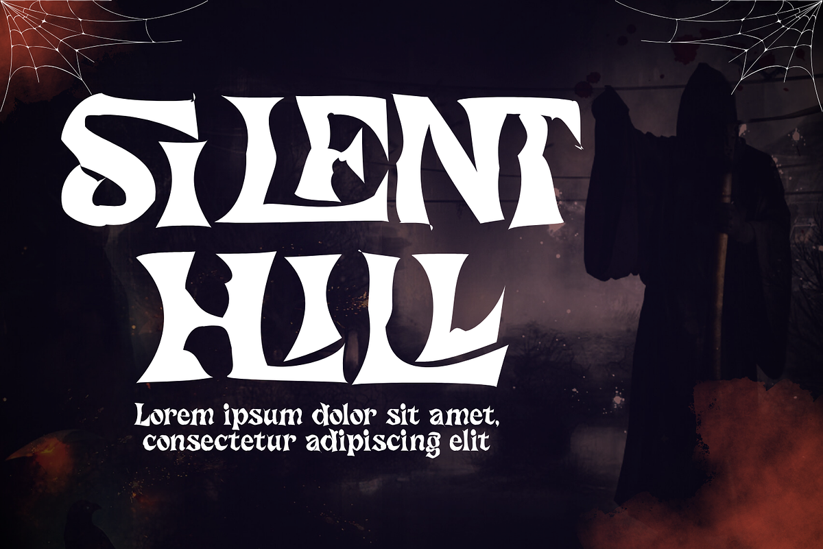 BOUCHER FRESCOES - HORROR FONT, a Serif Font by 177Studio (Photo 3 of 8)