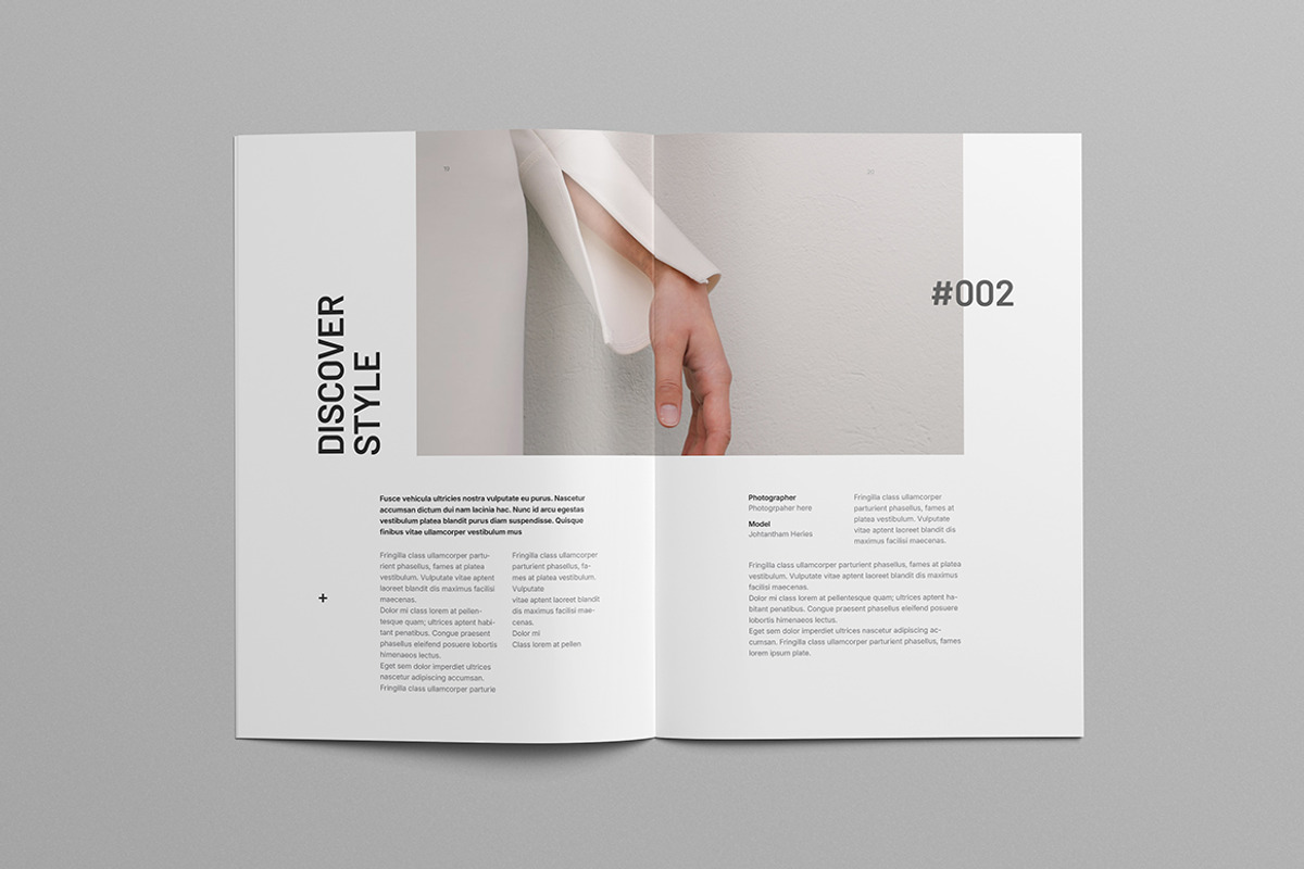 Fashion Lookbook Layout | 20 Pages, a Brochure Template by HiveArts (Photo 10 of 11)
